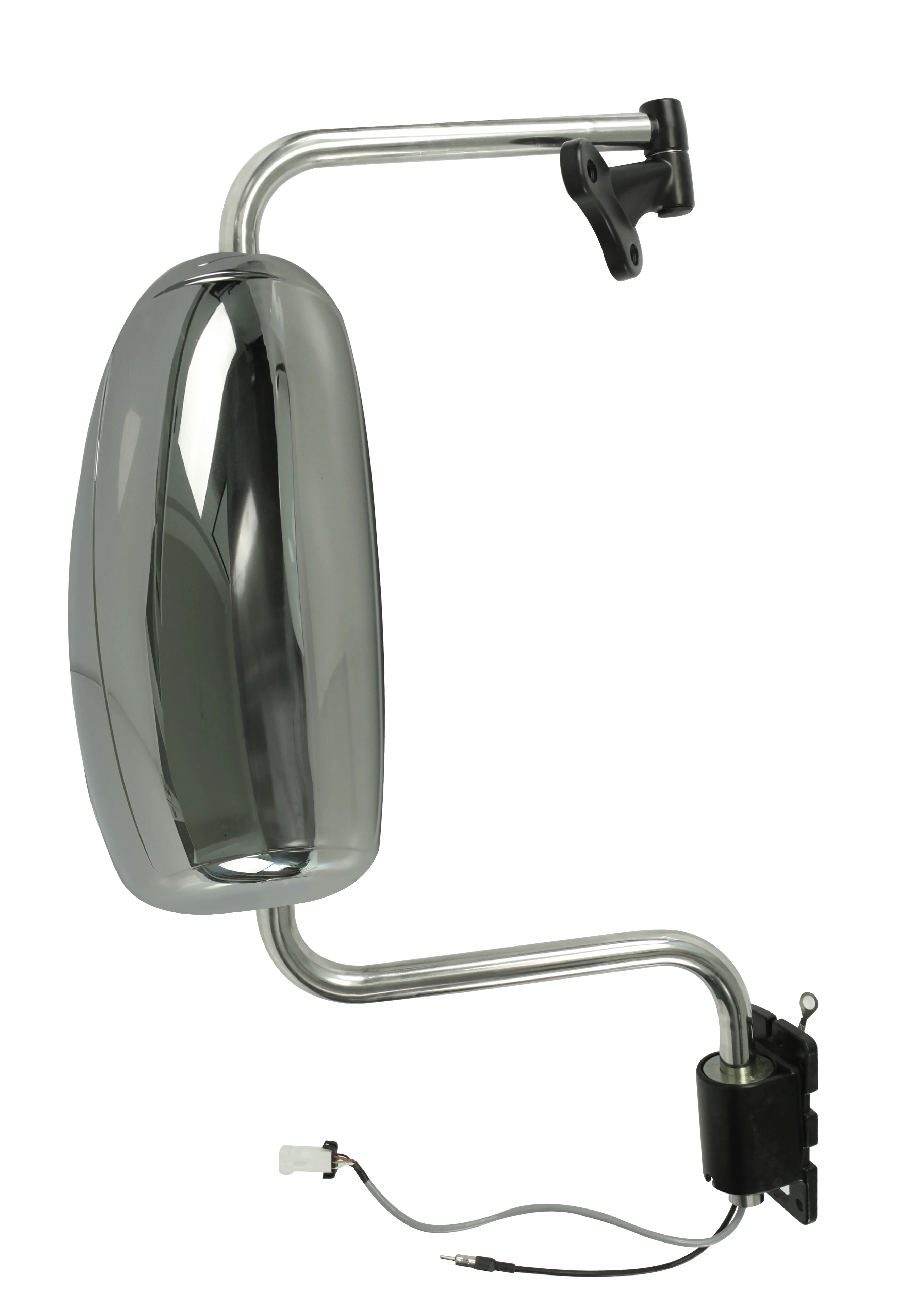 International 9200 American truck parts rearview mirrors COMPLETE MIRROR ASSEMBLY CHROME FINISH ELECTR HC-T-18022-C