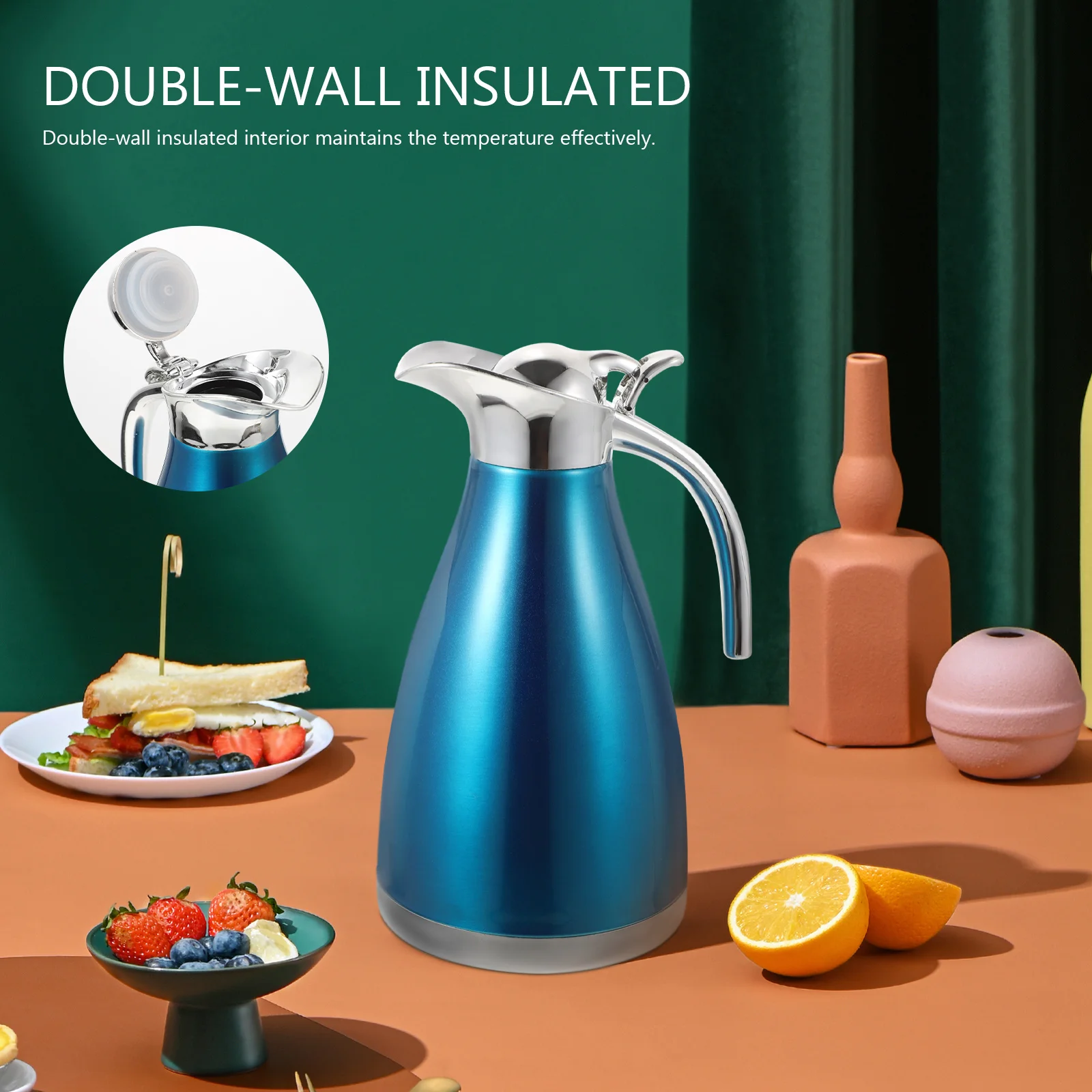 Stainless Steel Thermal Coffee Carafe 3