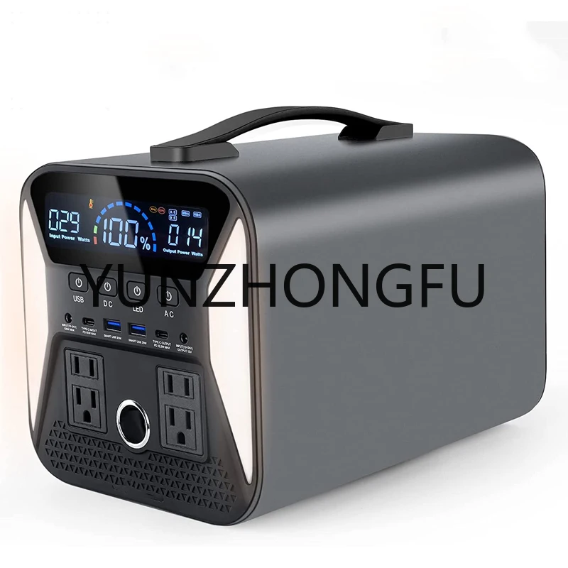 

110V 220V Lifepo4 Battery Off Grid Portable Solar Power Generator 1000W Station