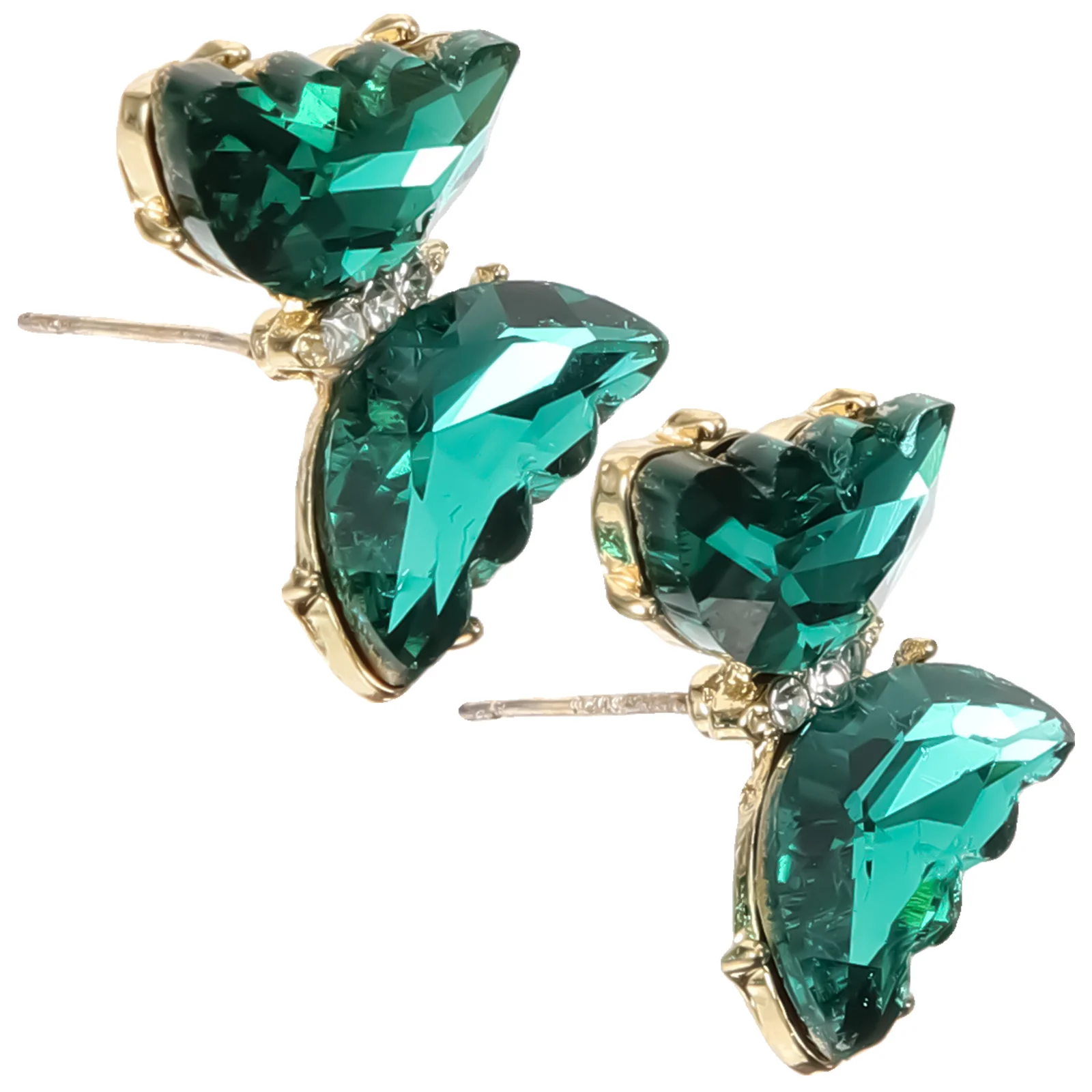 

1 Pair Aesthetic Earring Minimalist Ear Stud Cool Butterfly Shape Post Earring