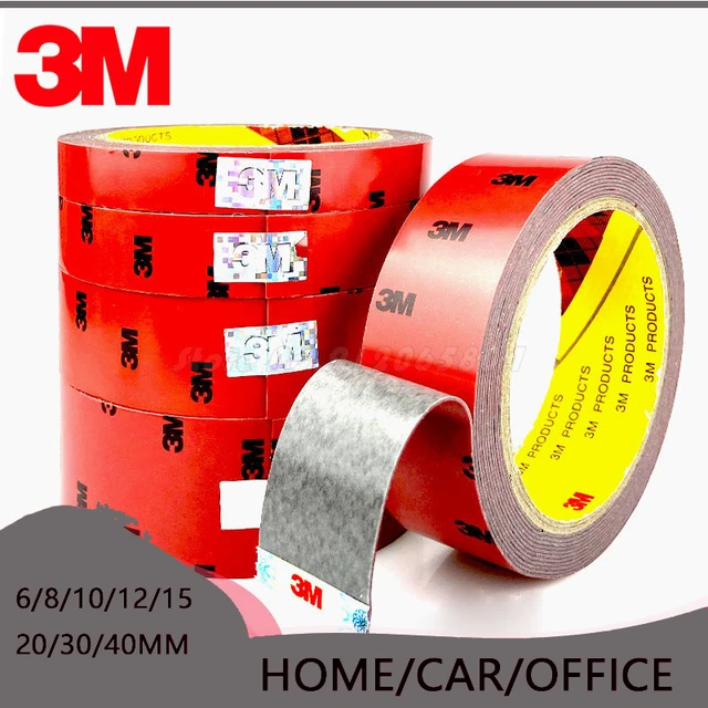 1 - 20CM Double Sided Foam Tape 1/2/3mm Thickness Adhesive Padded Mounting  Craft