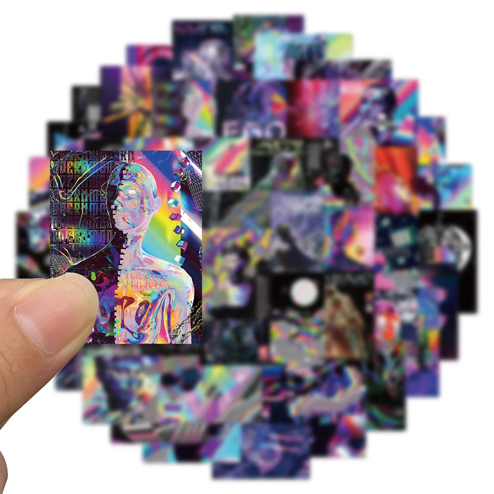 

10/30/50PCS Aesthetic Psychedelic Harajuku Stickers Decoration Suitcase Scrapbooking Helmet Phone Laptop Stationery Cool Kid Toy