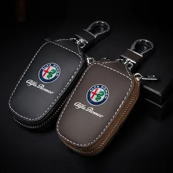 Portachiavi per auto Portachiavi Organizzatore Portafoglio Portachiavi Custodia per Alfa Romeo giulia stelvio giulietta 159 147 156 166 Accessori