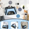 Portable Dog Cat Carrier Bag Foldable Mesh Breathable Pet Travel Handbag Outgoing Transport Bag For Cats Small Dogs Puppy Kitten 4