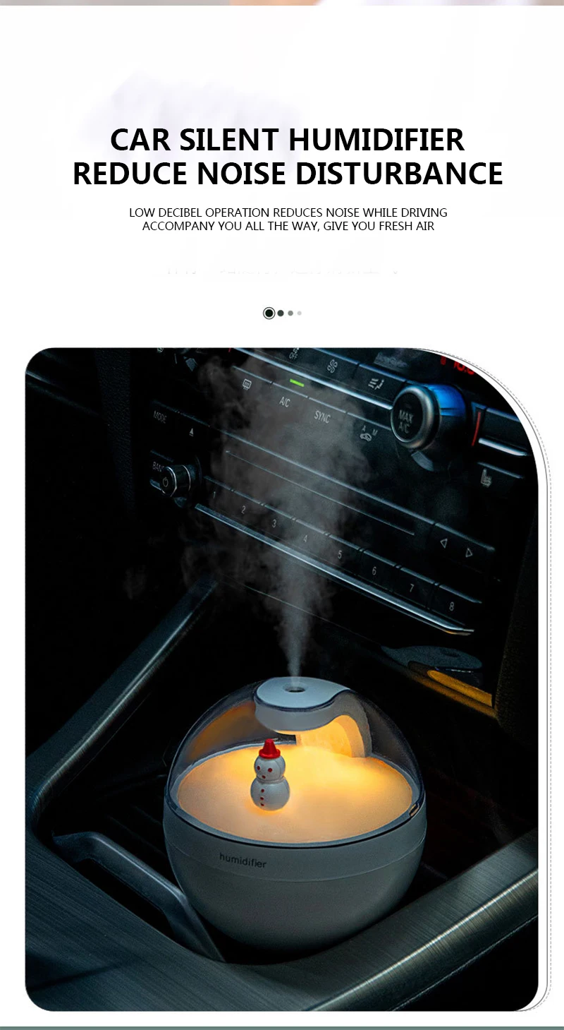 Mini Humidificador Abs De Reposición De Agua: ¡Un Auténtico Oasis De Frescura!