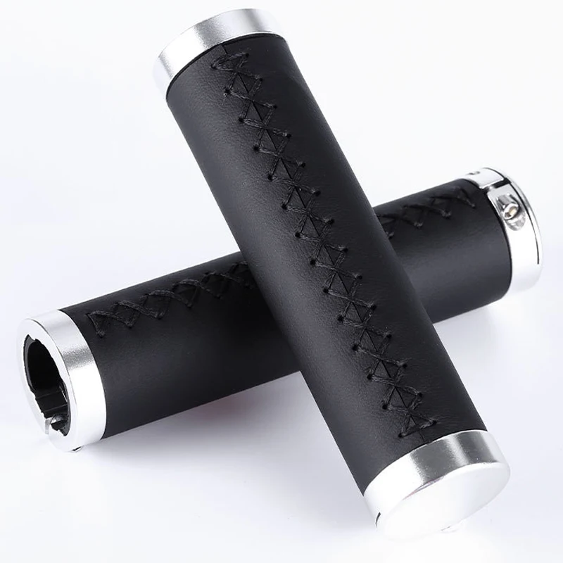 Poignées De Guidon En Fibre De Cuir Pour Vélo De Route Et VTT