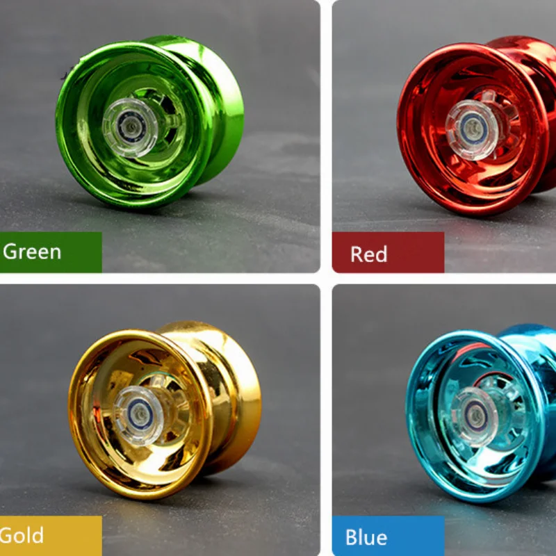 Yoyo Ball 4 Colors Magic YoYo Professional Aluminum High Speed Bearings Special Props Metal Yoyo 1Pc