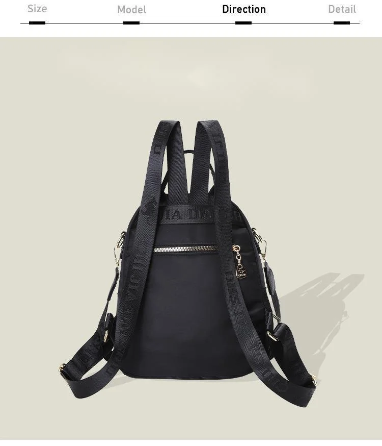 Women's Backpack Crossbody Bag Versatile Waterproof Oxford Fabric_voghion.com