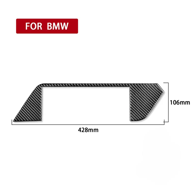 

Наклейка из углеродного волокна для BMW Z4 G29 2019 2020 2021 2022, автомобильная рамка для центрального управления навигацией, аксессуары для интерьера автомобиля