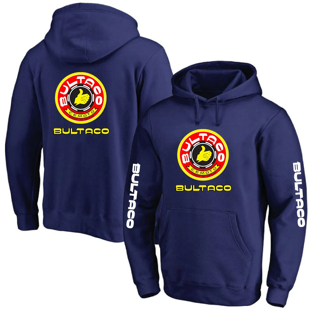 Bultaco Cemoto Motorcycles 2023 New Stly Men Spring Autumn Print Solid Color Pullover Hoodies Comfortable Fabric Designe Tops 4