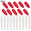 10pcs Silicone Tube Nozzle Cap e-Sealable Mastic Cartridge Spare Nozzles Screw Cover for Silicone Caulking Pipes Spare Nozzles 1