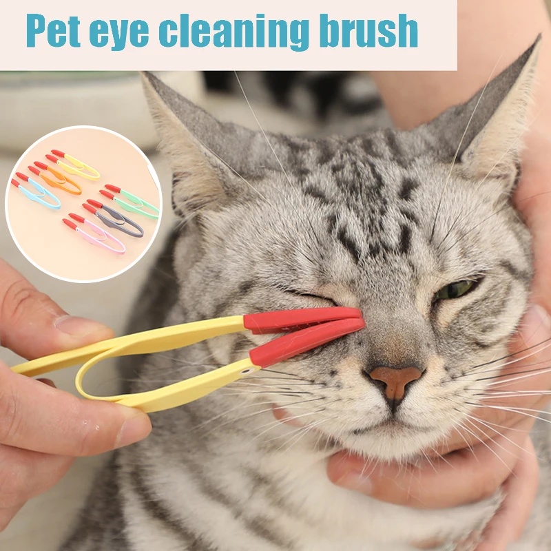 

Pet Grooming Tools Cat Eyes Comb Pet Tear Stain Remover Cleaning Brush For Small Cat Dog