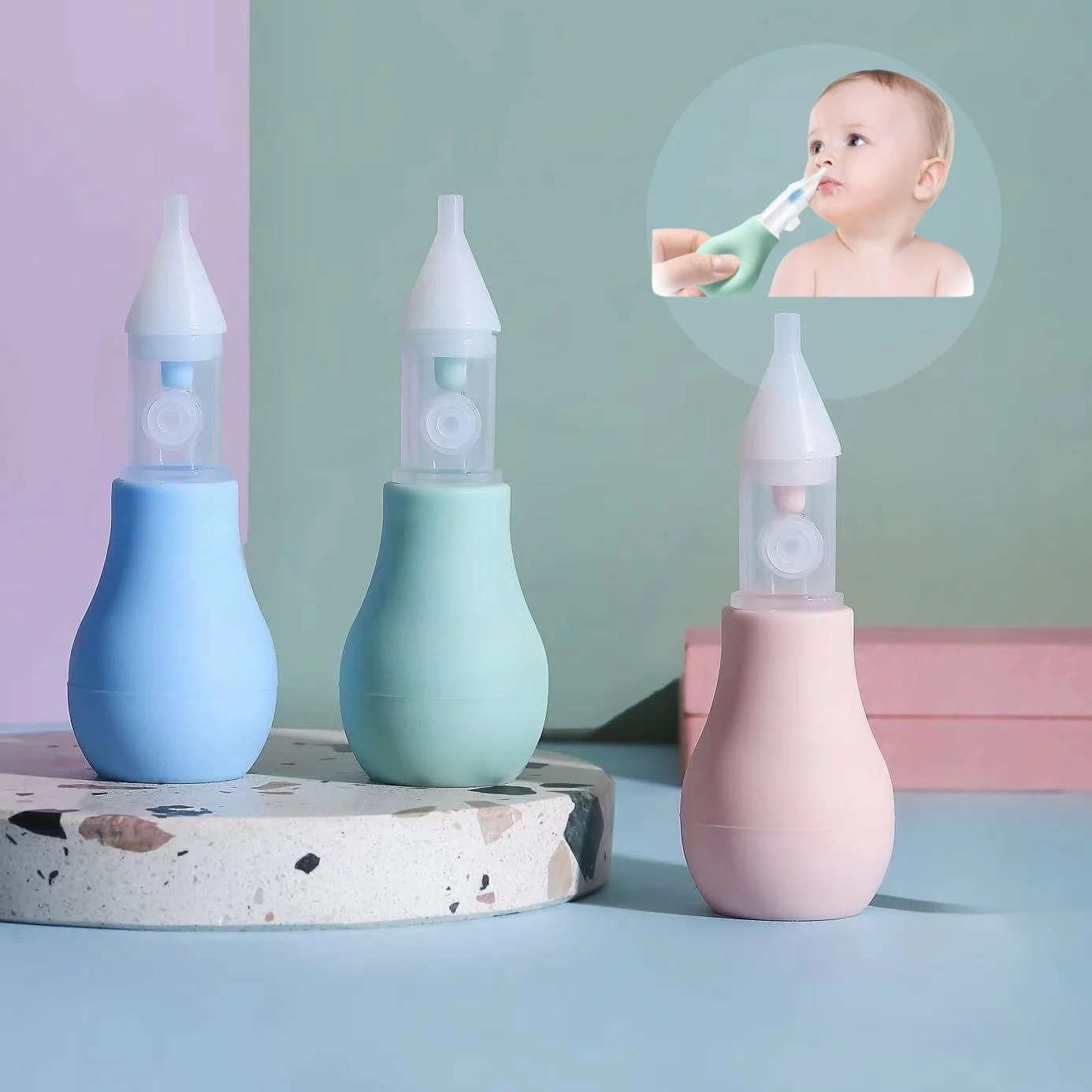 Baby Nose Cleaner Baby Nasal Aspirator Professional Syringe Nasal Irrigator Nose Washing For Children Care Tool Gifts nasal aspirator baby care kit