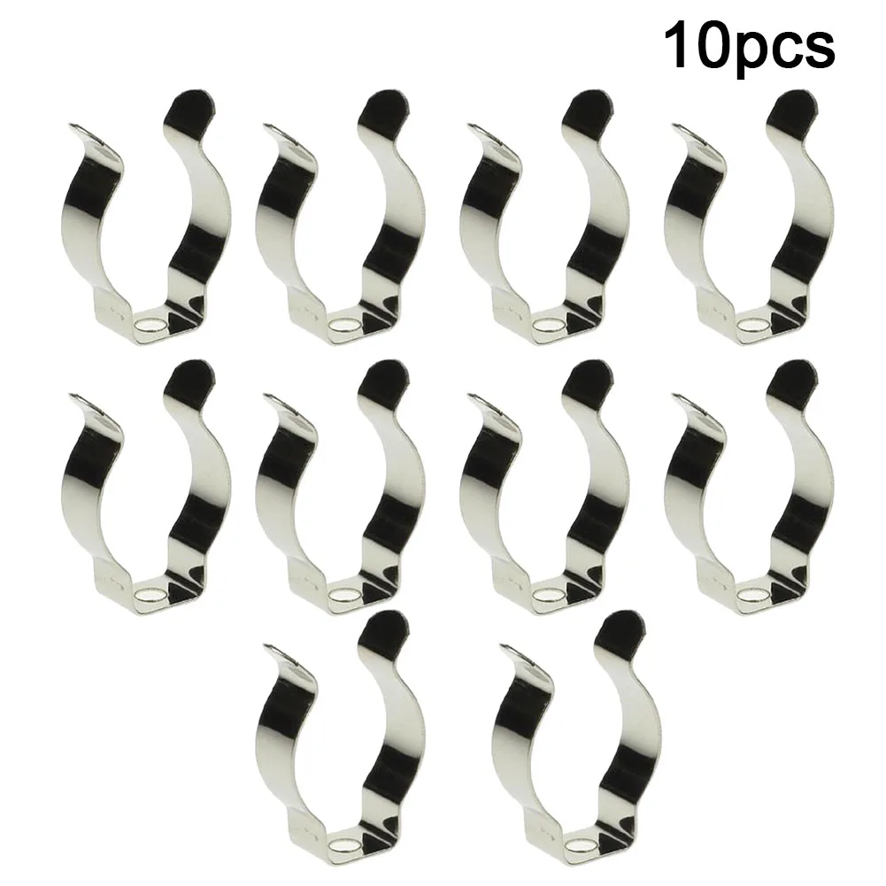 10pcs Heavy Duty Narrow Base Tool Spring Terry Clips Heavy Duty Tool Storage Hangers For Garages Sheds Hardwares