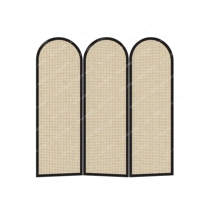 등나무 원목 하부 영역 스크린 거실 및 호텔 로비 B & B 소형 가정용 간단한 접이식 모바일 입구 입구 