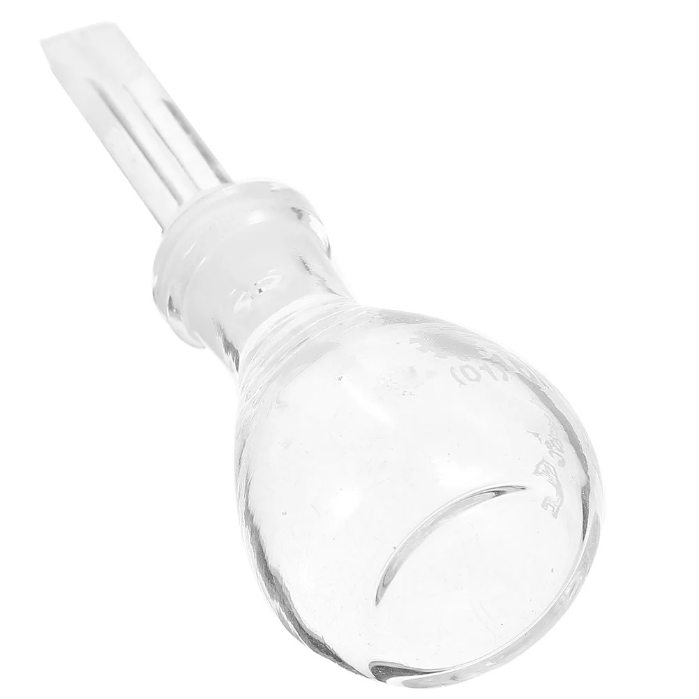 25/50/100ml Laboratory Glass Pycnometer Reagent Bottle Glass Bottle Liquid Storage Bottle With Stopper Home Decoration