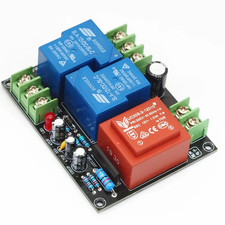 

UPC1237 2.0 Dual Channel Speaker Protection Board 220V Power Supply 30A High Current