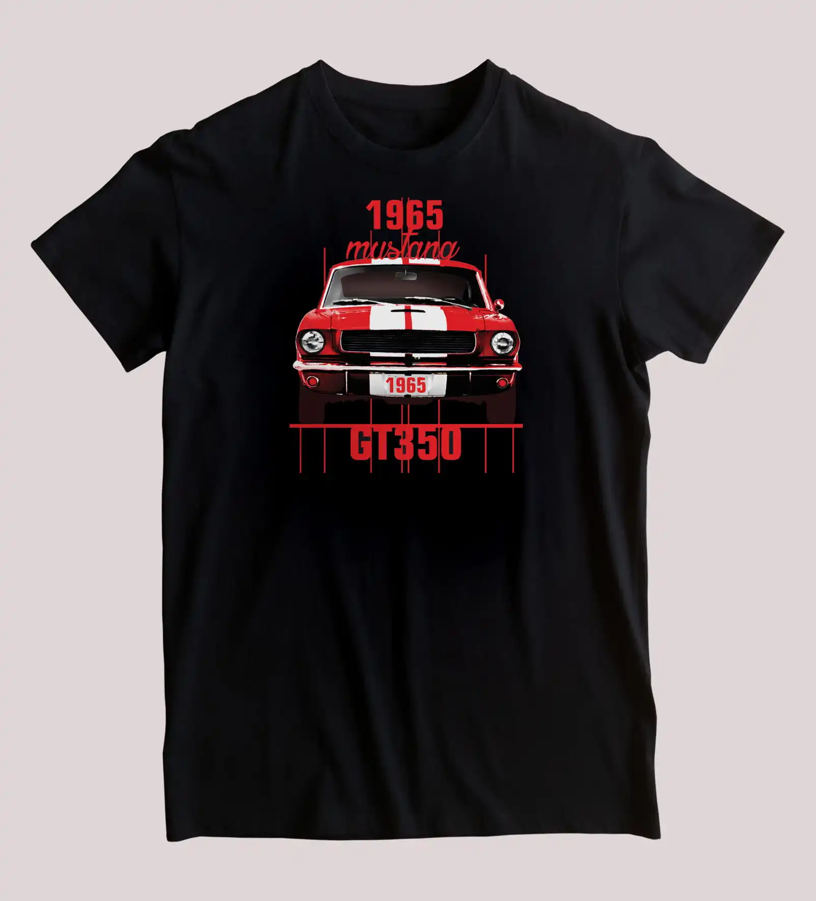 

Mustang GT350 винтажная американская фотография Летняя Хлопковая мужская футболка с коротким рукавом и круглым вырезом, Новинка