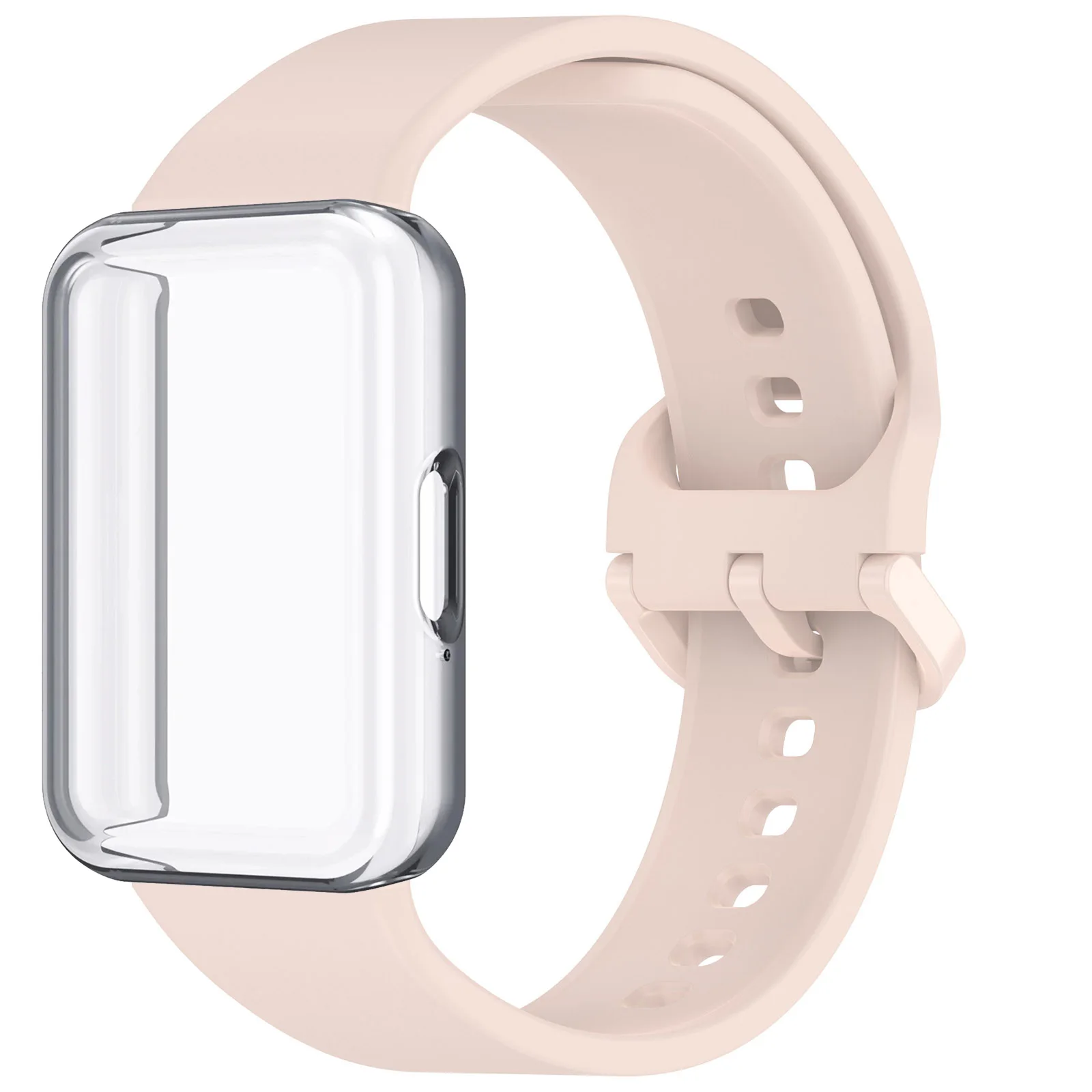 Silicone Strap and Protective Case Kit for Fitness Band Accessories