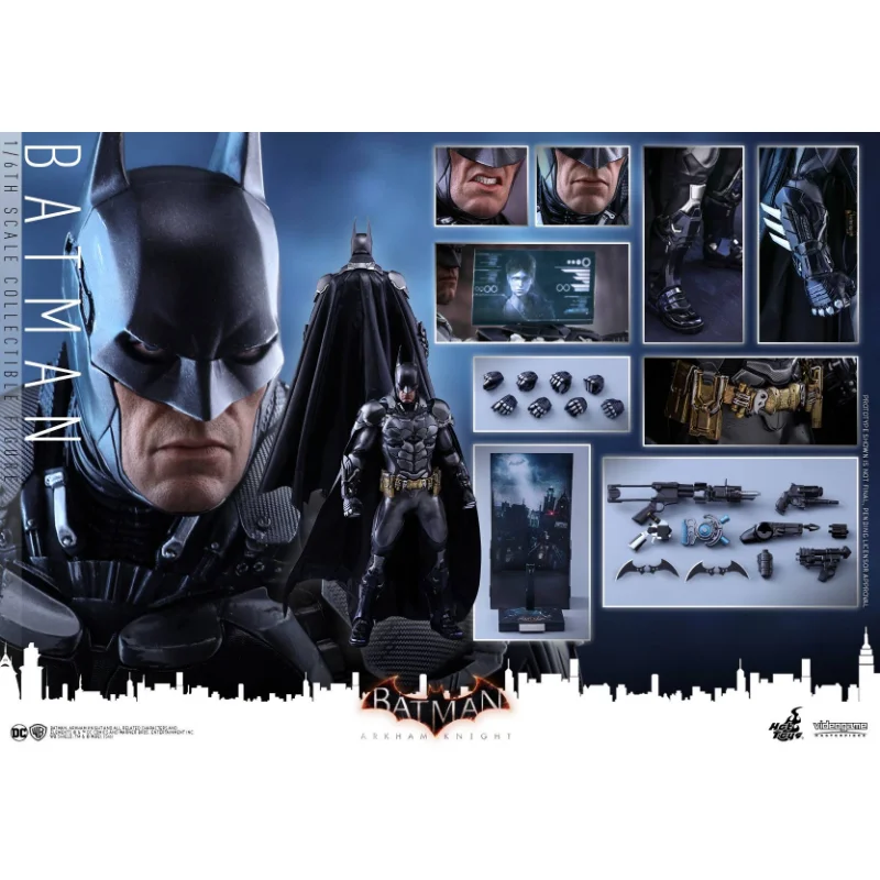 Original HOTTOYS 1/6VGM26 Batman Arkham Knight Video Game Versio Action Figure Collection Model Hobbies Toy Gift In Stock