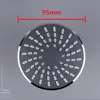 Shower Head Sprayer 4 Inch Shower Head Top Spray Adjustable Rainfall Wall-Mounted Shower Top Nozzle Home Bathroom Faucet 6