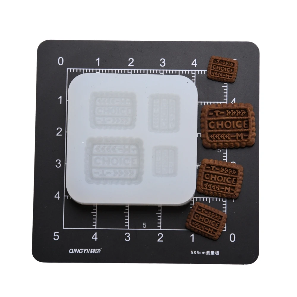 Pottery Clay Mini Caramel Cookies DIY Silicone Molds