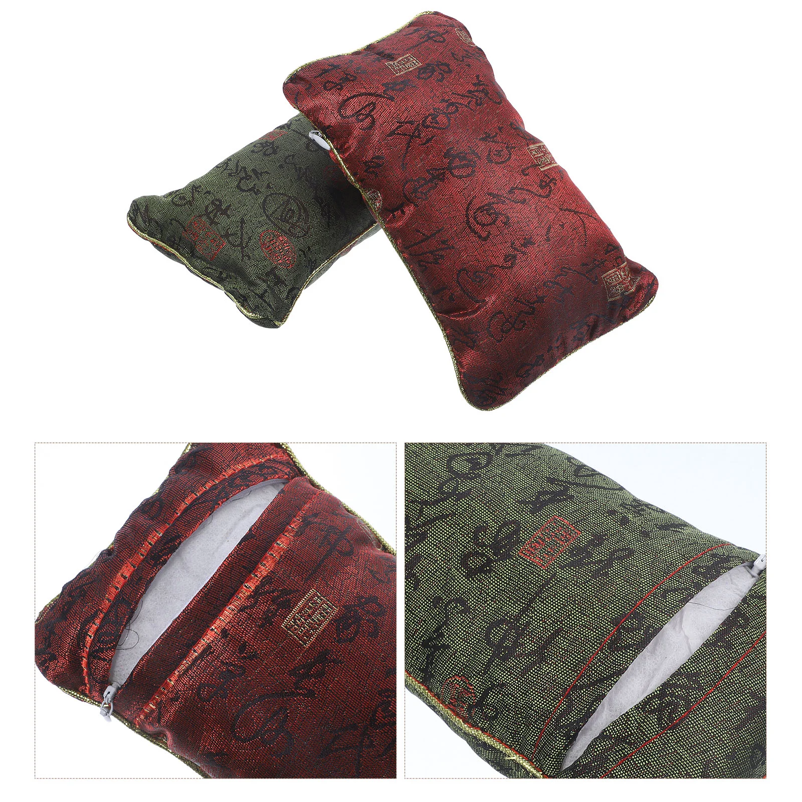 2 Pcs Leather Pulse Pillow For Medicine Diagnostic Tool Hospital Use Comfortable Cotton Pulse Feeling Cushion With Accurate 4