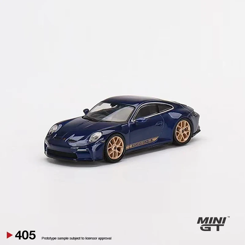 

Мини GT 1:64 модель автомобиля 911 (992) GT3 Touring Gentian #405 LHD синий металлик