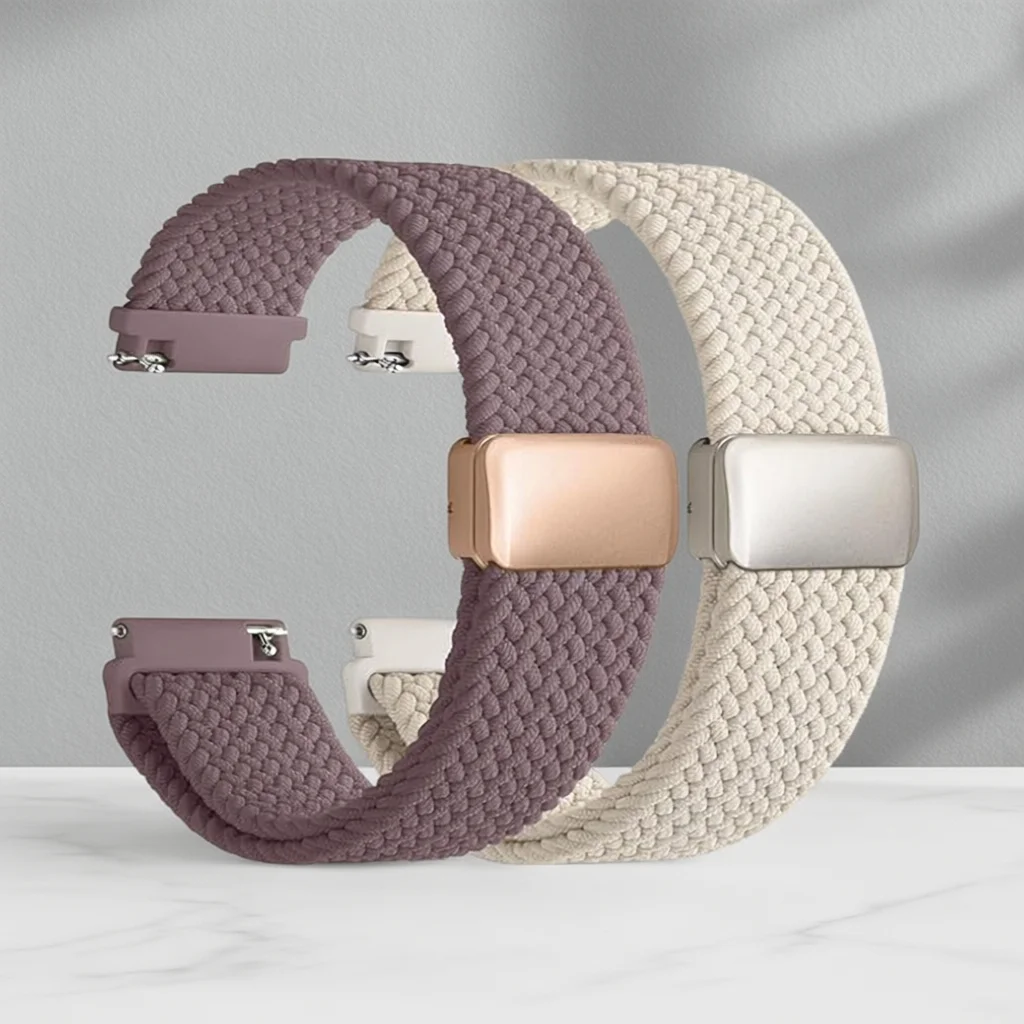 Braided Magnetic Strap Loop for Garmin Smartwatches, Multiple Size Options