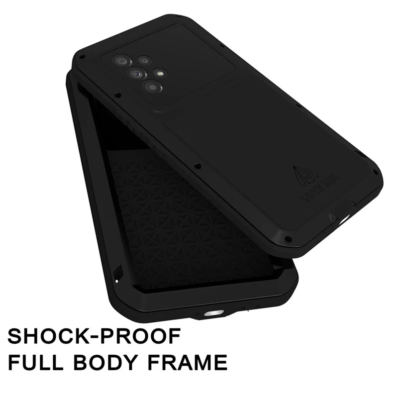 Love Mei Military Grade Shock & Dust Proof Silicone Metal Protective Phone Case