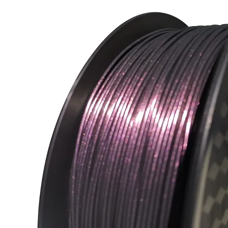 Mystical Serie Shiny Sparkle 3D-Druck-PLA-Filament, ultrafeiner Denser, glitzerndes, funkelndes, mehrfarbiges 1 kg 3D-Druckfilament – Detail 7