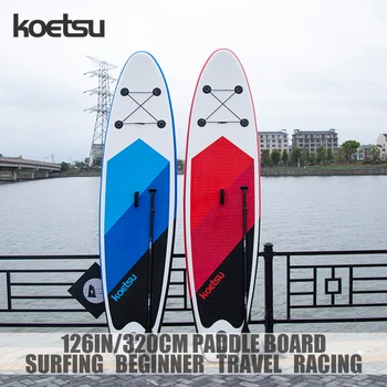 KOETSU 10.5ft red and black, blue and black paddle board set, water surfing board, suitable for water outdoor sports, leisure 1