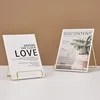Metal Holder Multifunction Stainless Steel Mobile Phones,Photos,Books,Magazines Storage Display Stands Office Desk Decoration 2