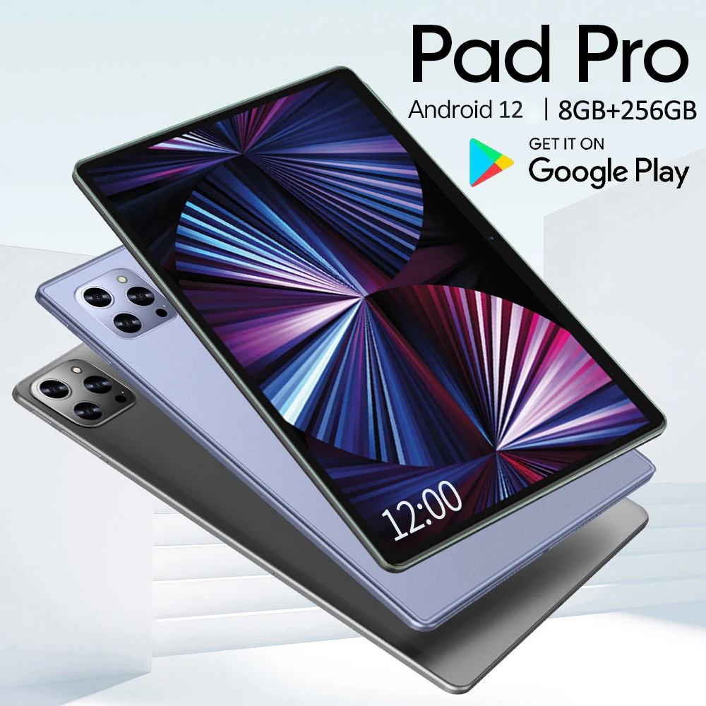 Планшет P50 Pro на Android 12, восемь ядер, экран 10,1 дюйма, 8 ГБ + 256 ГБ планшет p50 pro на android 11 восемь ядер экран 10 1 дюйма 8 гб 256 гб