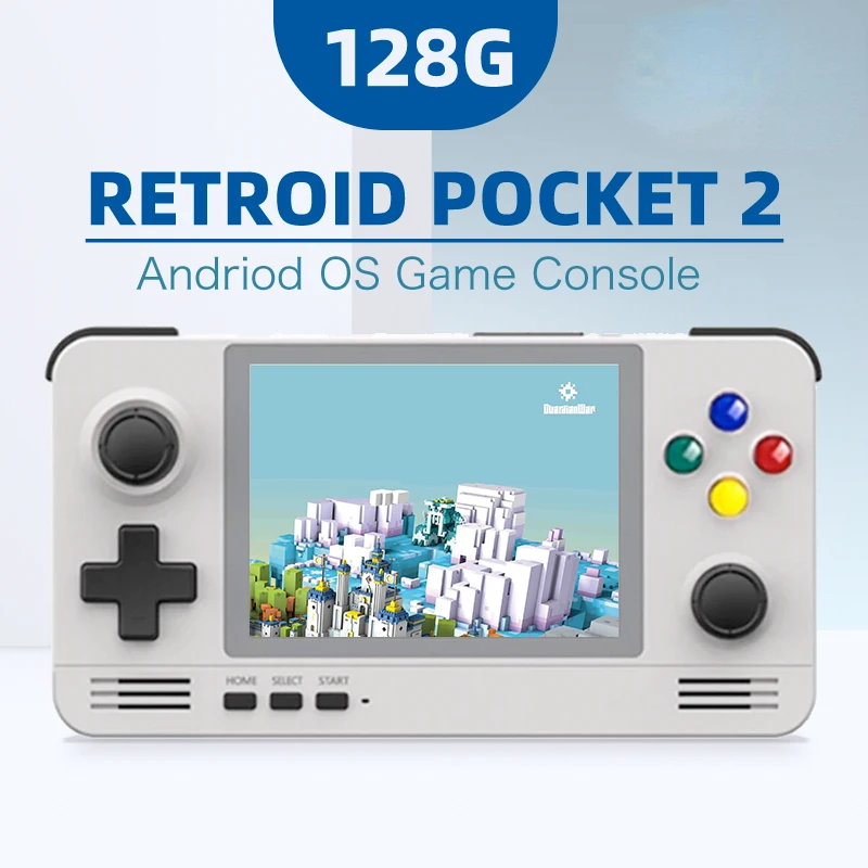 

2022 New for Retroid Pocket 2 Handheld Game Console Android Dual System Switch Wifi Game Console IPS Full Fit Screen 3.5 Inch