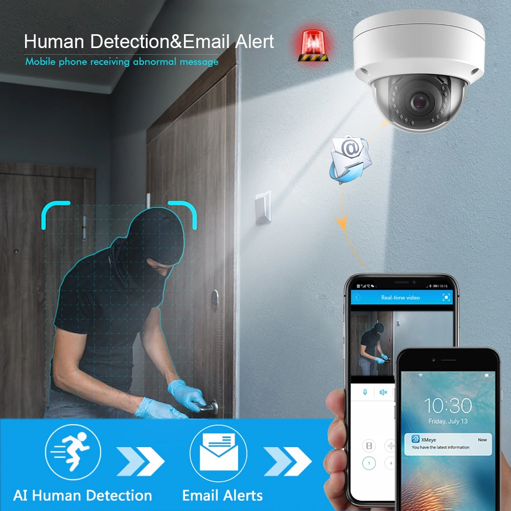 H.265 16CH 8MP  ī޶ ý 4K POE NVR 5MP ǳ ǿ IP ī޶, IP66 ļ    ī޶ ŰƮ