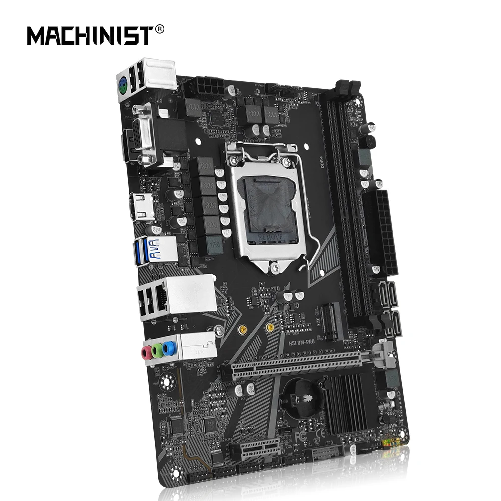 MACHINIST H510 материнская плата LGA 1200 процессор поддерживает Core i5 10400F (процессор 10/11 поколения) DDR4 оперативная память для настольного компьютера NVME M.2