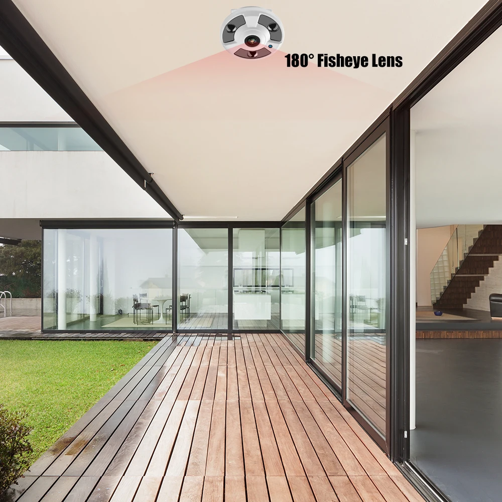 USAFEQLO IP ī޶  ũ 1.7mm   , ONVIF  NVR ̺, ǳ DC12 V, POE 48V, H.265, 4K, 2K, 8MP, 4MP
