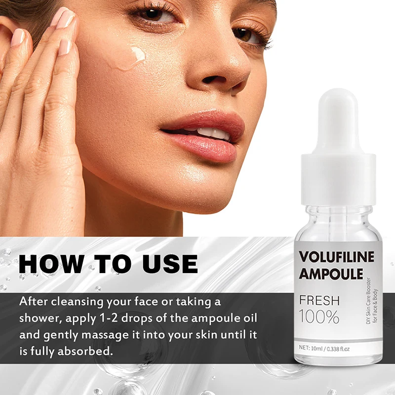Volufiline 100% Hydrate Ampoule 10ml Niacinamid Centella Asiatica Tiefenwirksame Hautpflege Leichtgewichtig Nicht-klebrig Hilft bei der Linderung von Rauheit – Detail 6