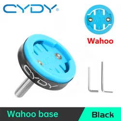 Universal Bicycle Computer and Phone Mount with Light Bracket and Stopwatch Holder (CYDY-Black-Wah)