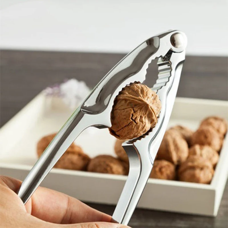 Zinc Alloy Nuts Cracker Nutcracker Sheller Nut Opener Peeling Walnut Tool Pine Hazelnut Clip Kitchen Accessories Nuts орехокол