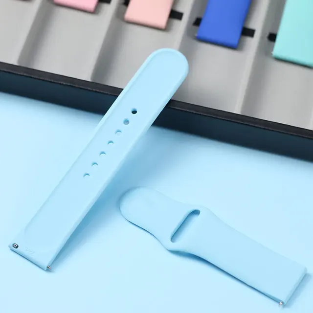 Pulseiras de Silicone Coloridas e Confortáveis para Smartwatches