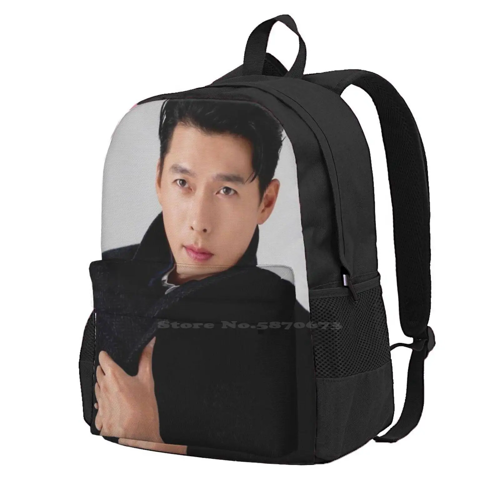 

Hyun Bin Hot Sale Backpack Fashion Bags Hyun Bin Oppa Korean Actor Crash Landing On You Son Ye Jin Secret Garden Memories Of
