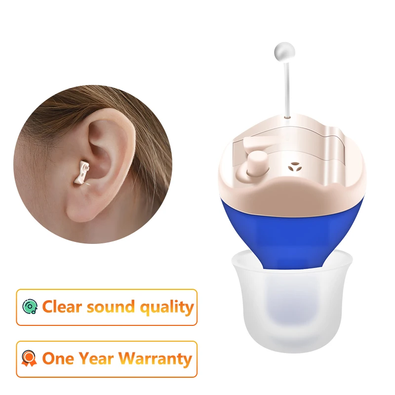 Hearing Aid Digital Wireless Invisible Sound Amplifier For Deafness with Noise Reduction Audifonos