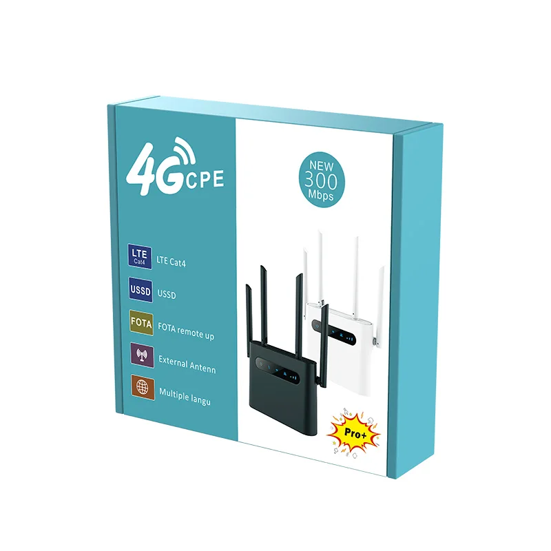 4G SIM card wifi router 4G lte cpe 300m CAT4 32 wifi users RJ45 WAN LAN Indoor Wireless Modem Hotspot Dongle