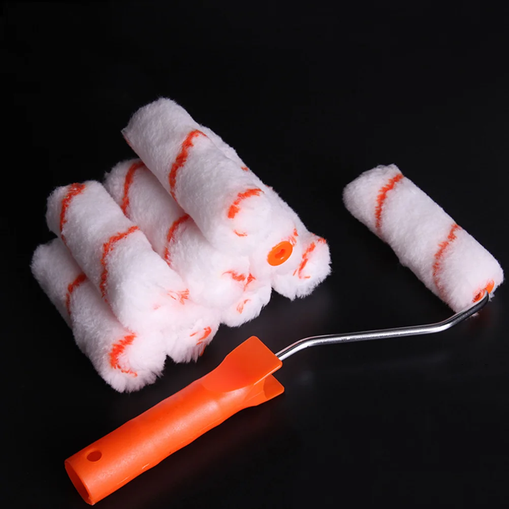 

4 Inch Wall Painting Tools Professional Wall Paint Roller Portable Mini Paint Roller Kit Perfect Roller Paint Brush for Home