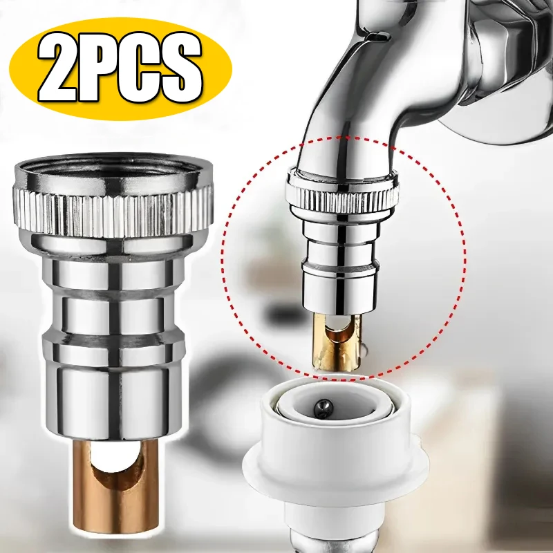 Automatic Stopcock for Washing Machine Faucet Water Stop Valve Anti
