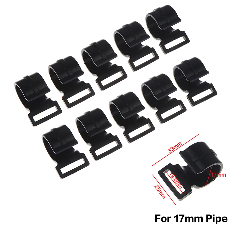 10-Piece Outdoor Camping Lanyard Snap Clip Hook Set