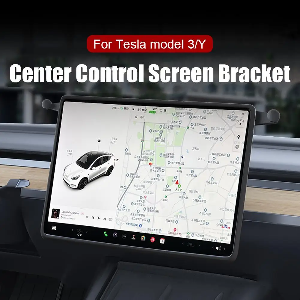 

Автомобильный держатель для экрана навигации Tesla Model Y 3 с центральным управлением, подставка для телефона, дисплей с кронштейнами H6N4