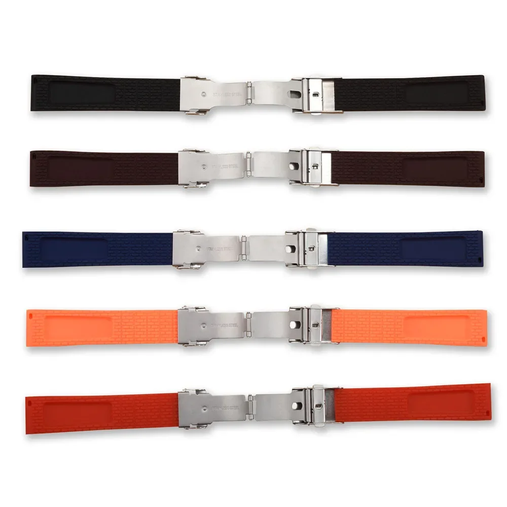 Universal Waterproof Silicone Watch Band - Sporty Rubber Bracelet